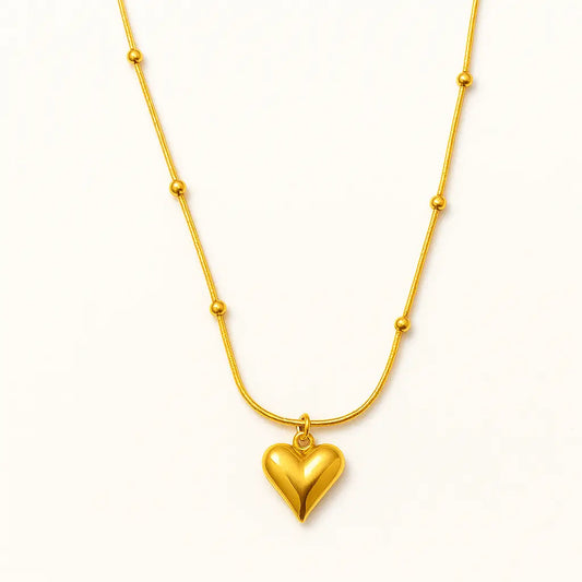 Heart Pendant Necklace Emerosa Jewellery