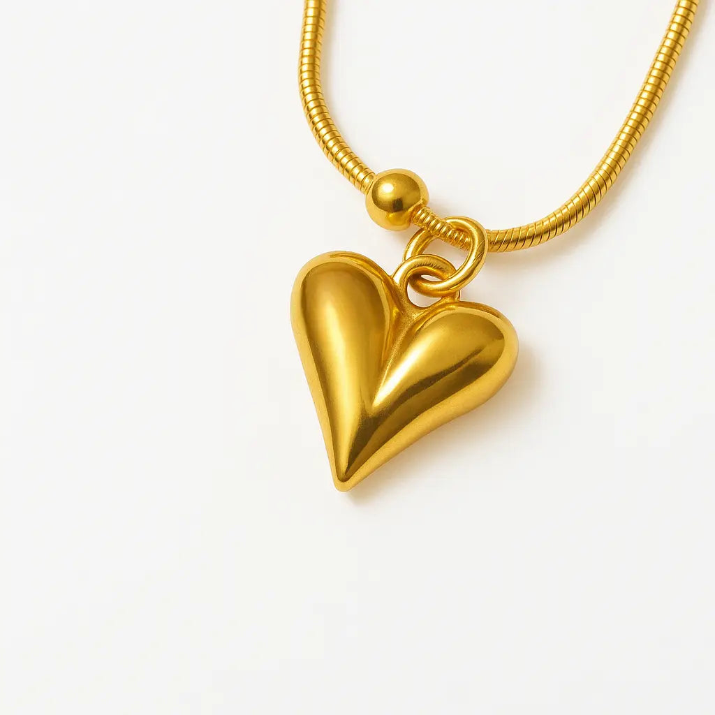 Heart Pendant Necklace Emerosa Jewellery
