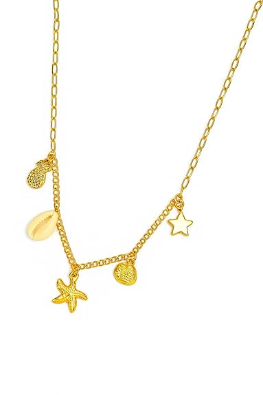 Beach Charm Necklace Emerosa Jewellery