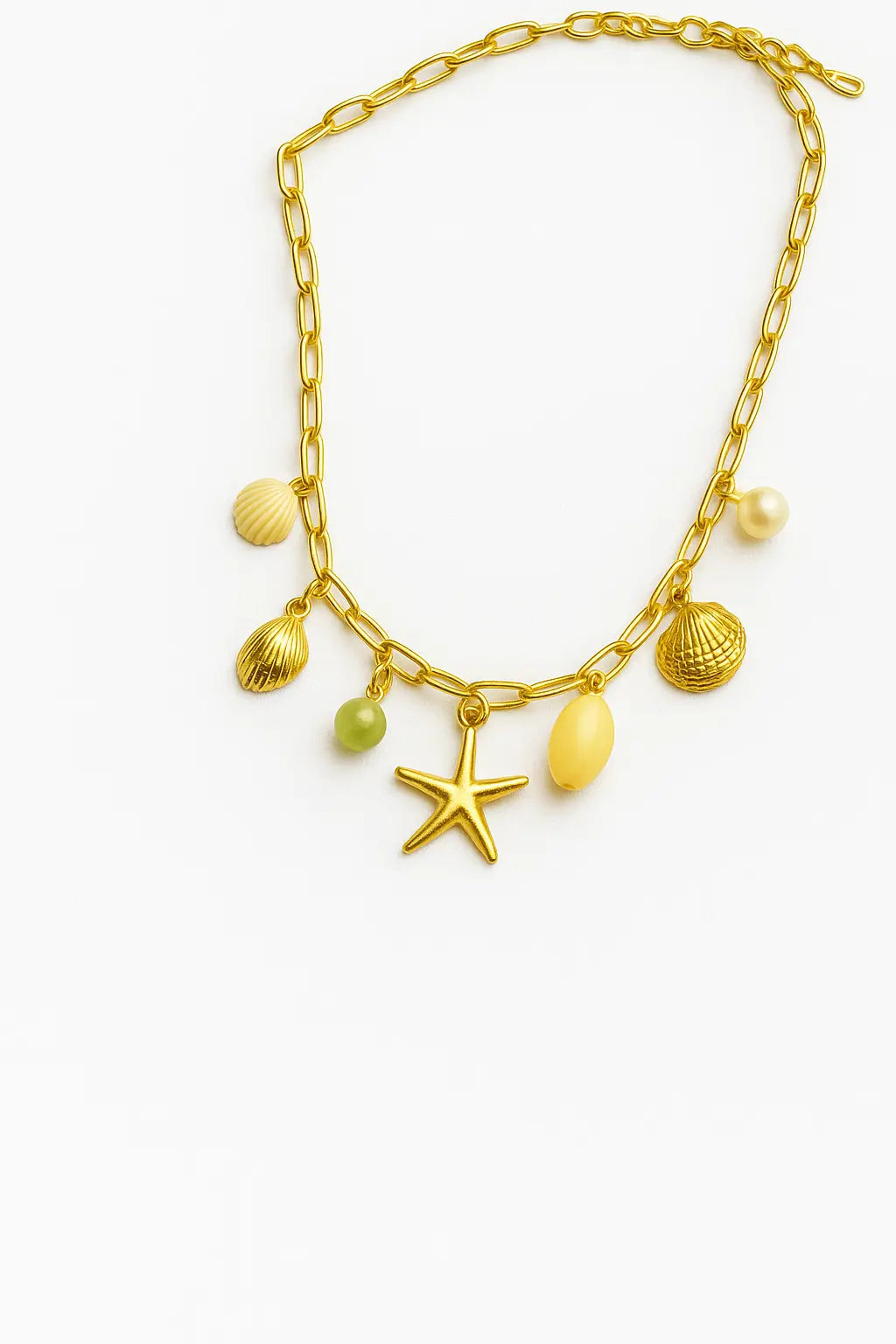Starfish Sea Shell Pearl Necklace Emerosa Jewellery