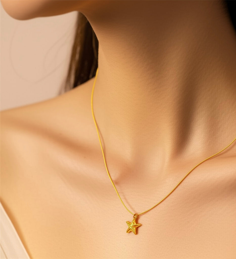 Starfish Pendant Necklace Emerosa Jewellery
