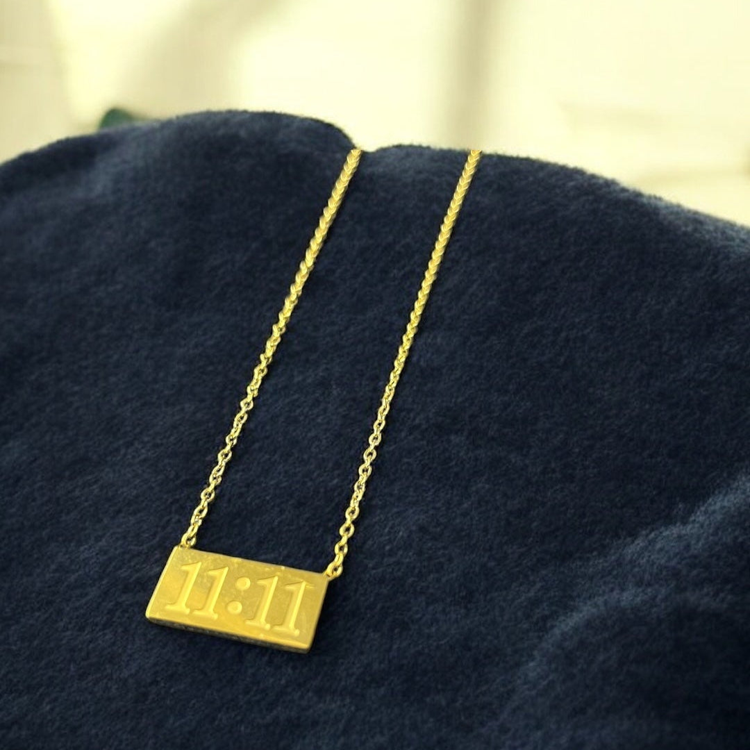 Guardian Angel 11:11 Manifestation Pendant Chain Emerosa Jewellery