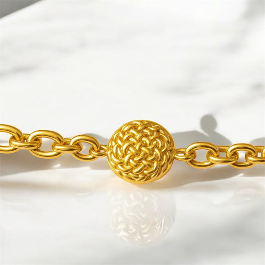 Golden Knot Luxe Bracelet Emerosa Jewellery