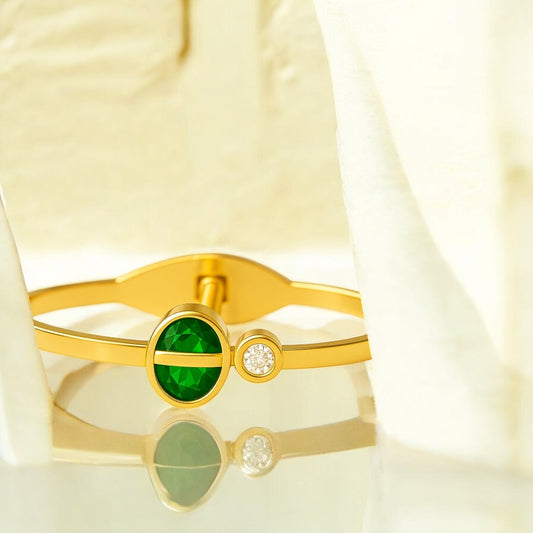 Emerald Radiance Designer Bracelet Emerosa Jewellery